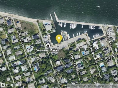 Map showing Seaview water taxi dock