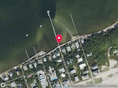 Map showing Water Island ferry dock