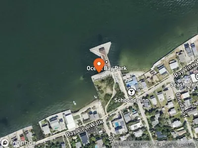 Map showing Ocean Bay Park water taxi dock